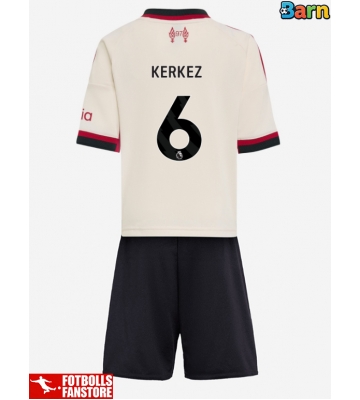 Liverpool Milos Kerkez #6 Bortatröja Barn 2025-26 Kortärmad (+ Korta byxor)